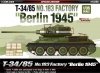 Academy 13295 T-34/85 No.183 Factory Berlin 1945